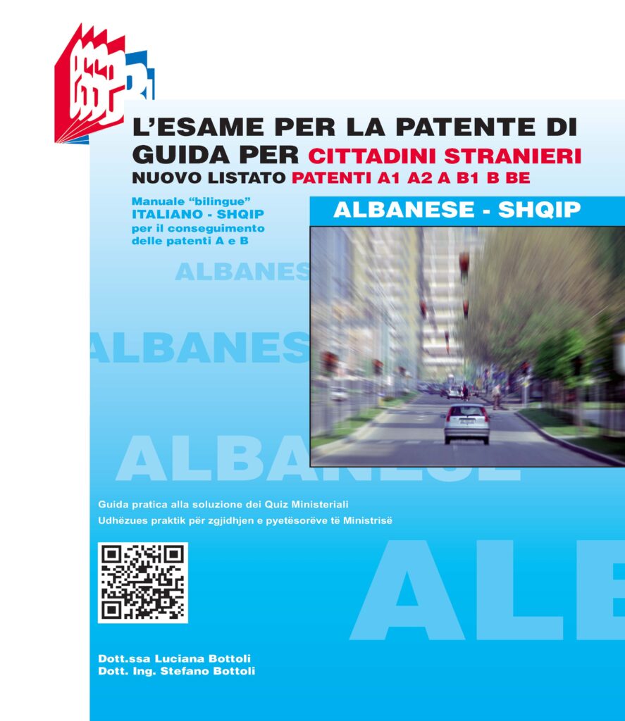 libro "L'esame per la patente di guida per cittadini stranieri - ALBANESE"