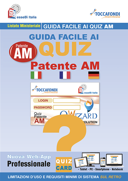 libro elettronico “Guida facile ai Quiz Patente AM” (Qwizard AM)