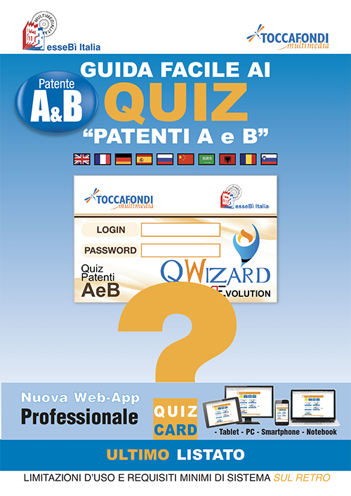 libro elettronico "Guida facile ai Quiz patenti A e B" (QWizard A e B)