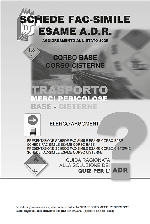 Schede fac-simile esame ADR (listato 2021)