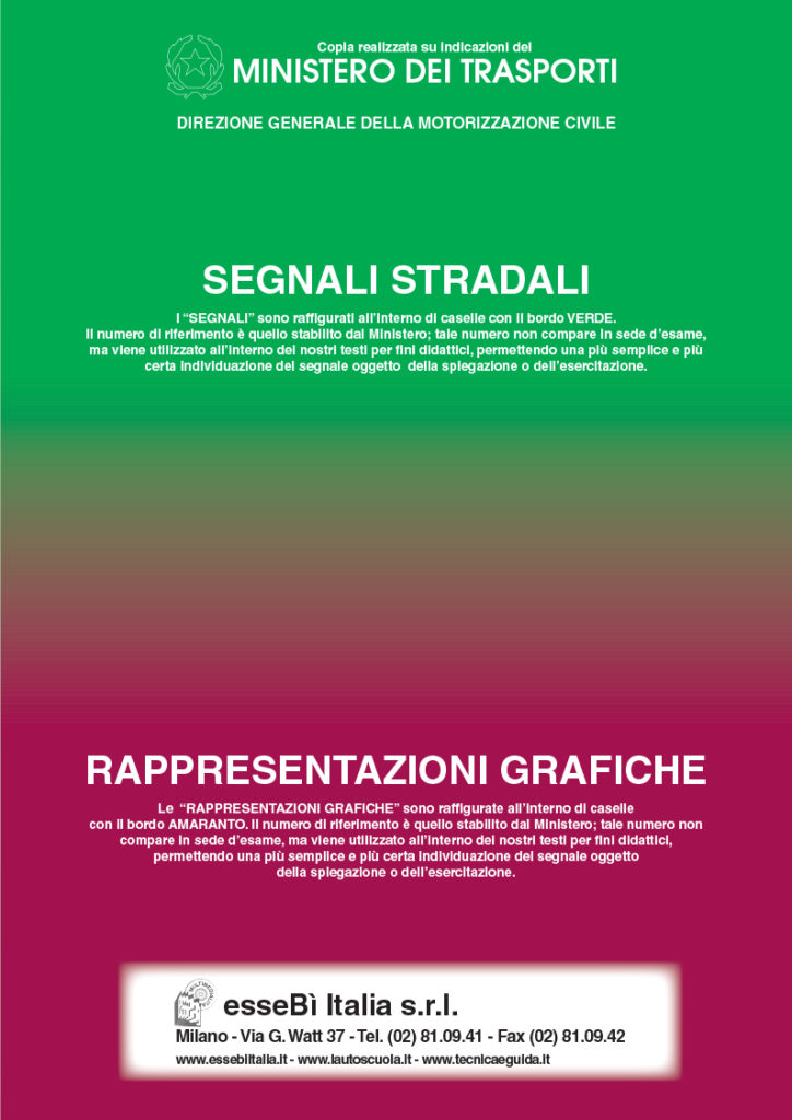 Segnali stradali - Rappresentazioni grafiche