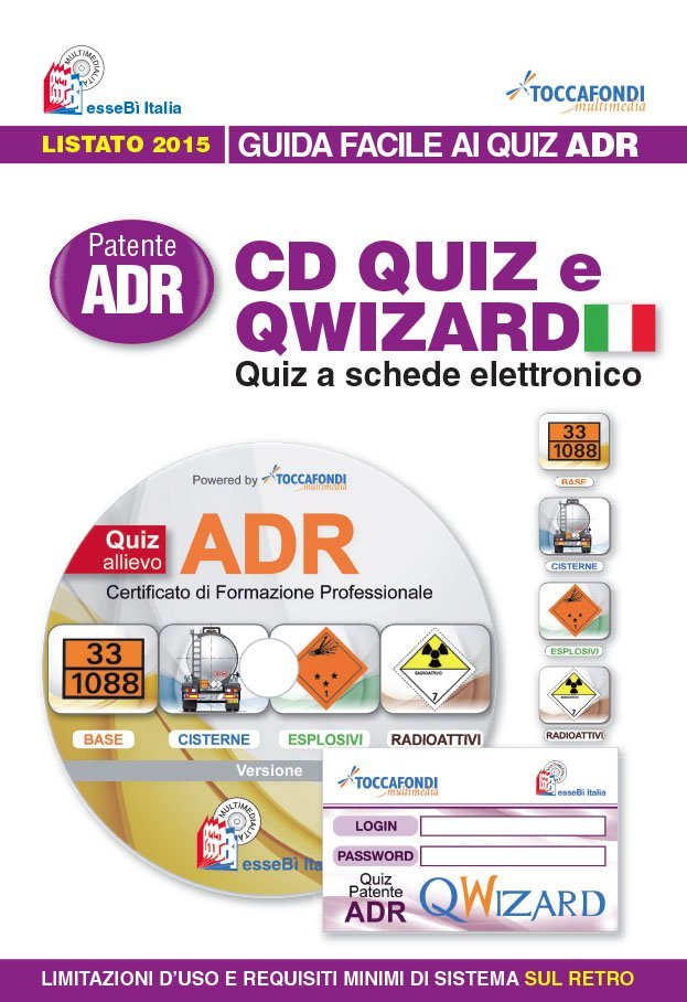 libro Quiz elettronico "C.f.p. ADR" (QWizard ADR)