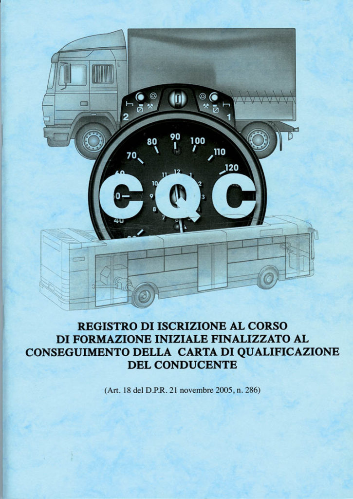 Registro di iscrizione al corso di formazione iniziale per il conseguimento della CQC