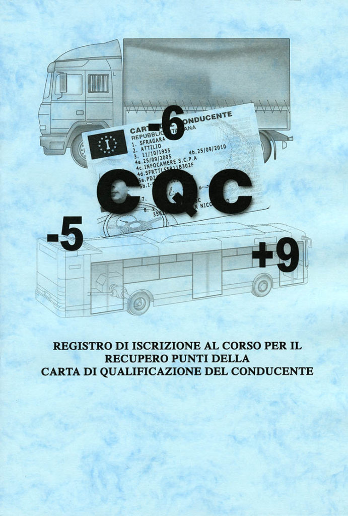 Registro di iscrizione al corso di recupero punti della CQC