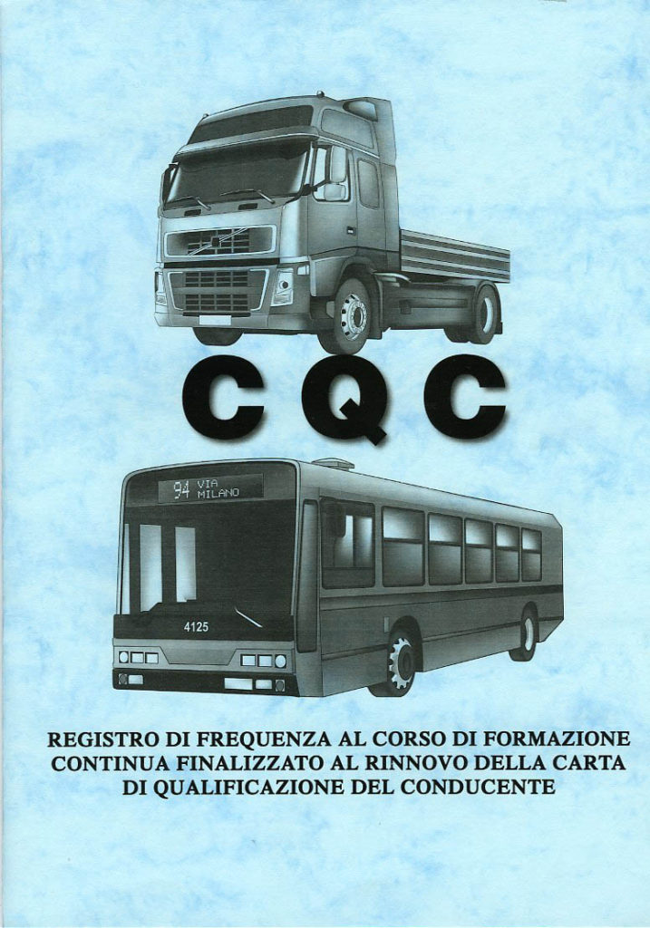 Registro di frequenza al corso di formazione continua per il rinnovo della CQC